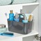 mDesign Plastic Shower Caddy Storage Organizer Basket with Handle